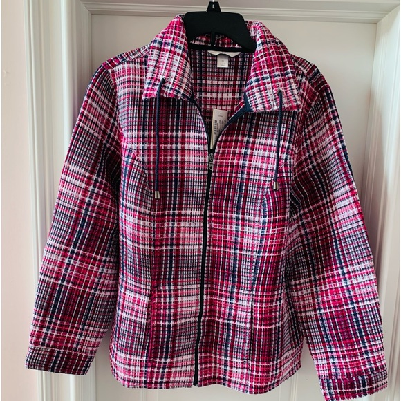 NEW CJ BANKS JACKET FULL ZIP UP SIZE 1X - Picture 4 of 6